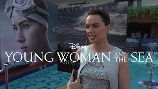 Daisy Ridley YOUNG WOMAN AND THE SEA premiere interviews with cast & crew - May 16, 2024 4K