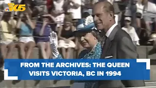 From the archives: Queen Elizabeth II visits Victoria, BC in 1994