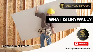 What is Drywall? - Did You Know? | Sapphire Builders & Associates