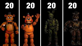 Five Nights at Freddy's - Every 20/20 mode COMPLETE!