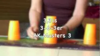 Sport Stacking: 3,31s in 3-6-3 AK Masters 3