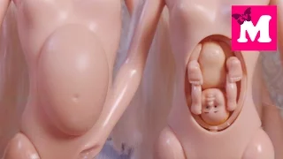 ✽ БЕРЕМЕННАЯ Кукла ШТЕФФИ Чудо Игрушки Дети и Игры в Куклы Pregnant Steffi doll with baby unboxing