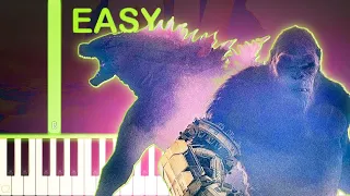 Egypt Fight | GODZILLA X KONG 2 - EASY Piano Tutorial