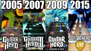 Evolution of Guitar Hero Games (2005-2018)