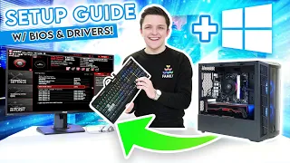 What to do AFTER Building a PC! [FULL Setup Guide - Windows Installation, BIOS & Drivers TUTORIAL!]