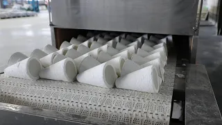 Ceramic Fiber Cone Drying with Microwave