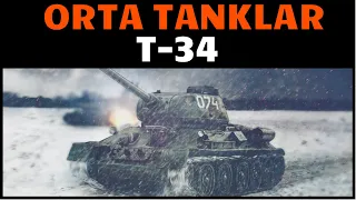 WoT || Yeni Başlayanlara Özel - T34 - Orta Tanklar