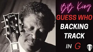 Guess Who BB King backing track | Blues Jam in G