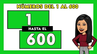✅Números del 1 al 600 en letras en español  | Spanish Numbers 1 - 600