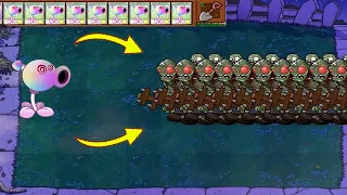 Plants vs Zombies Battlez Hypno-shroom vs Snow Pea vs Gargantuar