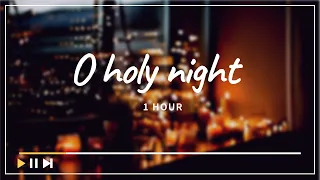 O Holy Night With Lyrics | Christmas Instrumental Relaxing Music (1 Hour)