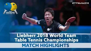 2018 World Team Championships Highlights | Jun Mizutani vs Ho Kwan Kit (R16)