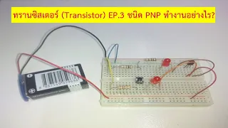 ทรานซิสเตอร์ (Transistor) EP.3 ชนิด PNP ทำงานอย่างไร?