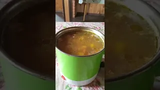 Готовим лёгкий овощной суп с грибами в мини-мультиварке.