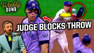 Aaron Judge interferes with double play & MLB is bringing back the old uniforms | Weekly Dumb