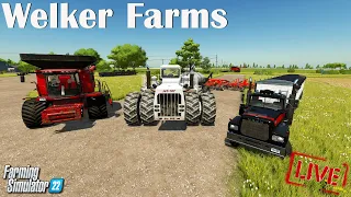 🔴LIVE🔴It's time to Harvest, Plant, and Expand on Welker Farms!