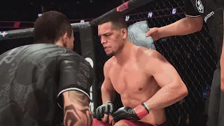 UFC 5 GAMEPLAY NATE DIAZ VS KAMARU USMAN