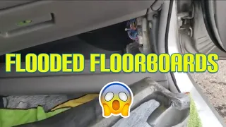 check this if your  floorboards get flooded  after it rains . 🌧.   2003 camry