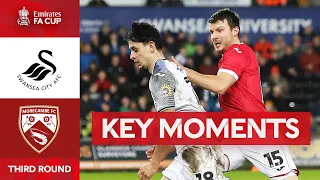 Swansea City v Morecambe | Key Moments | Third Round | Emirates FA Cup 2023-24