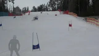 Тренировка Слалом-гигант сравнение / Training giant-slalom