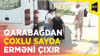 Qarabağdan çoxlu sayda erməni çıxır