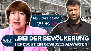 ELEKTROAUTOS: Absatzkrise! 29% weniger Neu-Zulassungen! Auslaufende Förderung hemmt Käufer