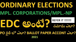 ELECTION DUTY CERTIFICATE-ORDINARY ELECTIONS FOR  MPL CORPORATIONS/MUNICIPALITIES 2021