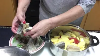 Bacalhau com batatas à espanhola à moda da Nandinha