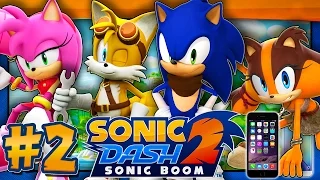 Sonic Dash 2: Sonic Boom - Part 2 EXTRA CHARACTERS! (IOS, Android)
