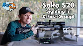 Getting the Sako S20 Hunter Sighted In - IMPRESSIVE RESULTS!