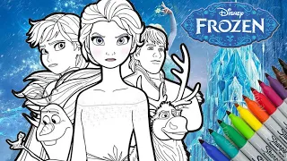 Mewarnai Frozen Elsa Anna 2 Coloring Pages