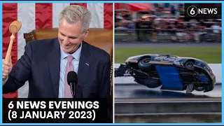 Kevin McCarthy elected Speaker; horror drag racing crash caught on camera | 6 News Evenings