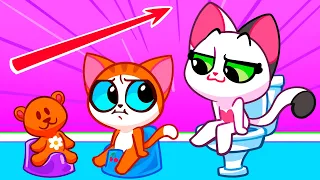 😻Potty Trainings For Kids🚽 Learning Cute Cartoon for Toddlers by Purr-Purr Stories