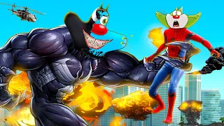Roblox Oggy Try To Revenge With Jack As A Venom In Spider Man Tycoon | Rock Indian Gamer |