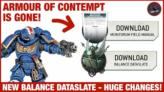 WARHAMMER 40k DATASLATE OVERVIEW - Huge Rule Changes & Points Updates For All Factions