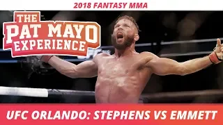 2018 Fantasy MMA: UFC Orlando DraftKings Picks and Fight-By-Fight Preview