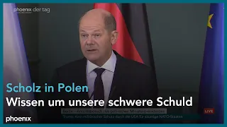 Antrittsbesuch in Berlin: Pressekonferenz mit Olaf Scholz und Donald Tusk am 12.02.24