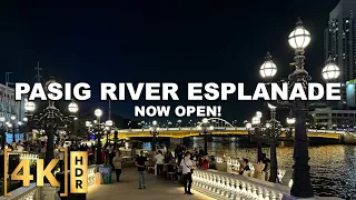 The NEW Pasig River Esplanade is NOW OPEN to the Public! | Walking Tour with Fireworks | Philippines