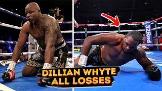 Dillian Whyte ALL LOSSES, ALL KNOCKDOWNS. 5 fights when Dillian Whyte got Dropped HIGHLIGHTS Boxing