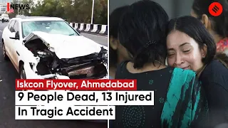 Ahmedabad Road Accident: 9 Dead, 13 Injured After Multiple Cars Crash On Ahmedabad’s Iskcon Flyover