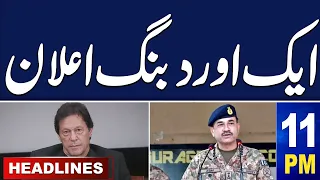 Samaa News Headlines 11PM | Army Chief Big Statement | 4th October 2023 | SAMAA TV