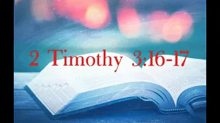 Let's memorize 2 Timothy 3:16-17!