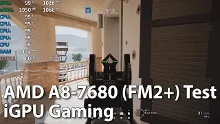 AMD A8-7680 (FM2+) Radeon R7 Review - iGPU Gaming Performance Test Benchmark