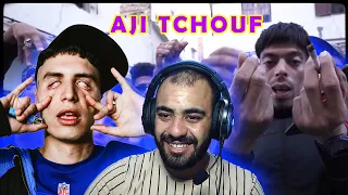 Reaction - Kira7 x Bo9al - AJI TCHOUF ( Official Music Video )