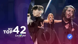 Eurovision 2017 🇺🇦 | My Top 42 | Throwback!