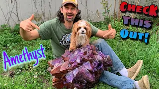 Find of a Lifetime!  Huge Amethyst found in Canada! | Crystal Mining