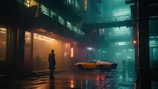 Without You: Ambient Cyberpunk Music with Rain - Blade Runner Ambience (For Relaxation and Focus)