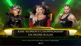 Ronda Rousey Vs. Becky Lynch Vs. Charlotte Flair - WWE Full Mobile Gameplay