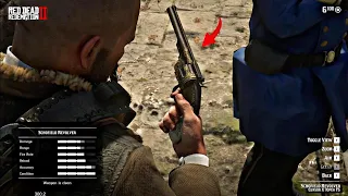 RDR2-What If You Inspect Your Weapon In Front Of Lawman