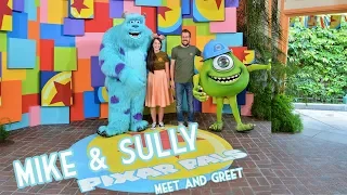 Meeting Mike and Sully at Pixar Fest- California Adventure